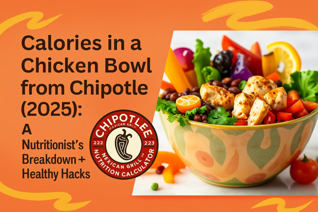 Calories in a Chicken Bowl from Chipotle (2025)